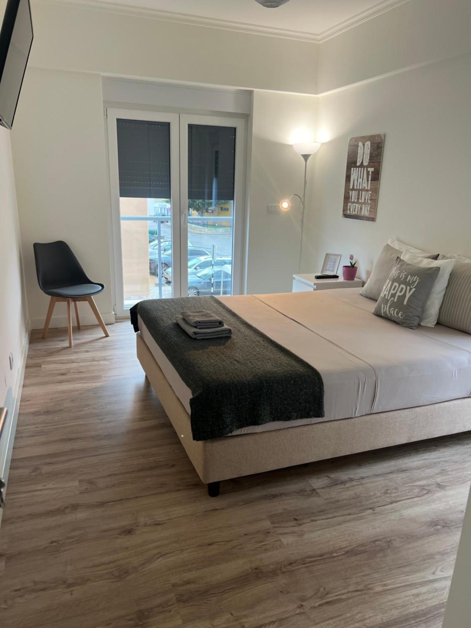 Modern Double Room With Private Balcony Montijo Zewnętrze zdjęcie
