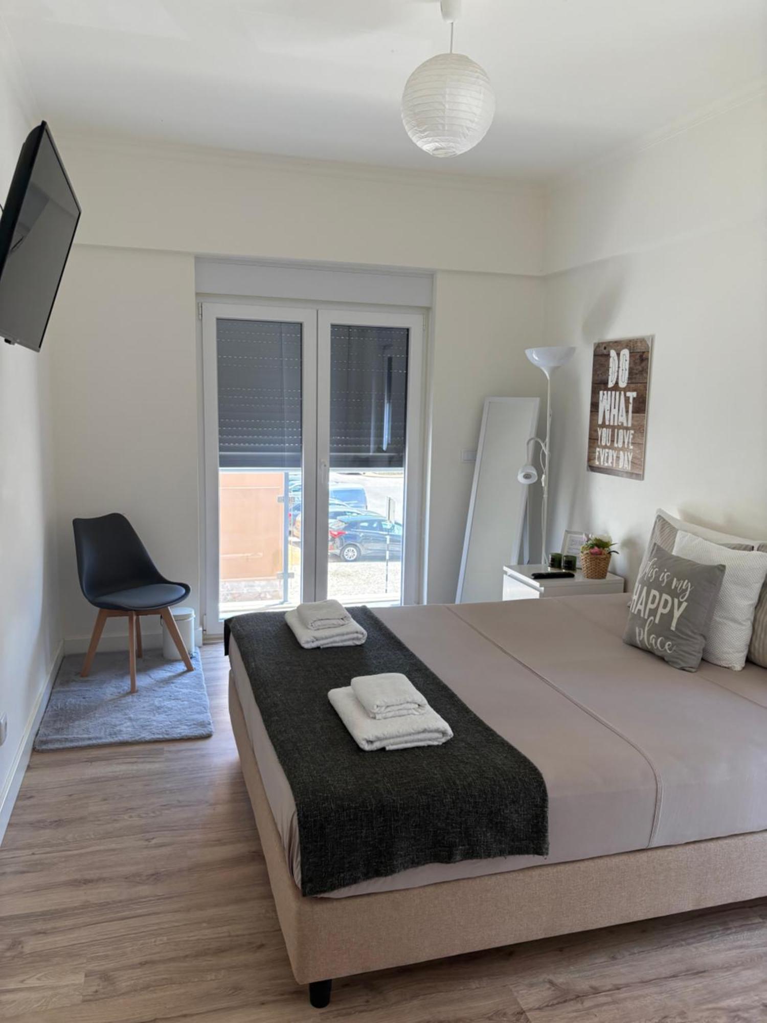 Modern Double Room With Private Balcony Montijo Zewnętrze zdjęcie